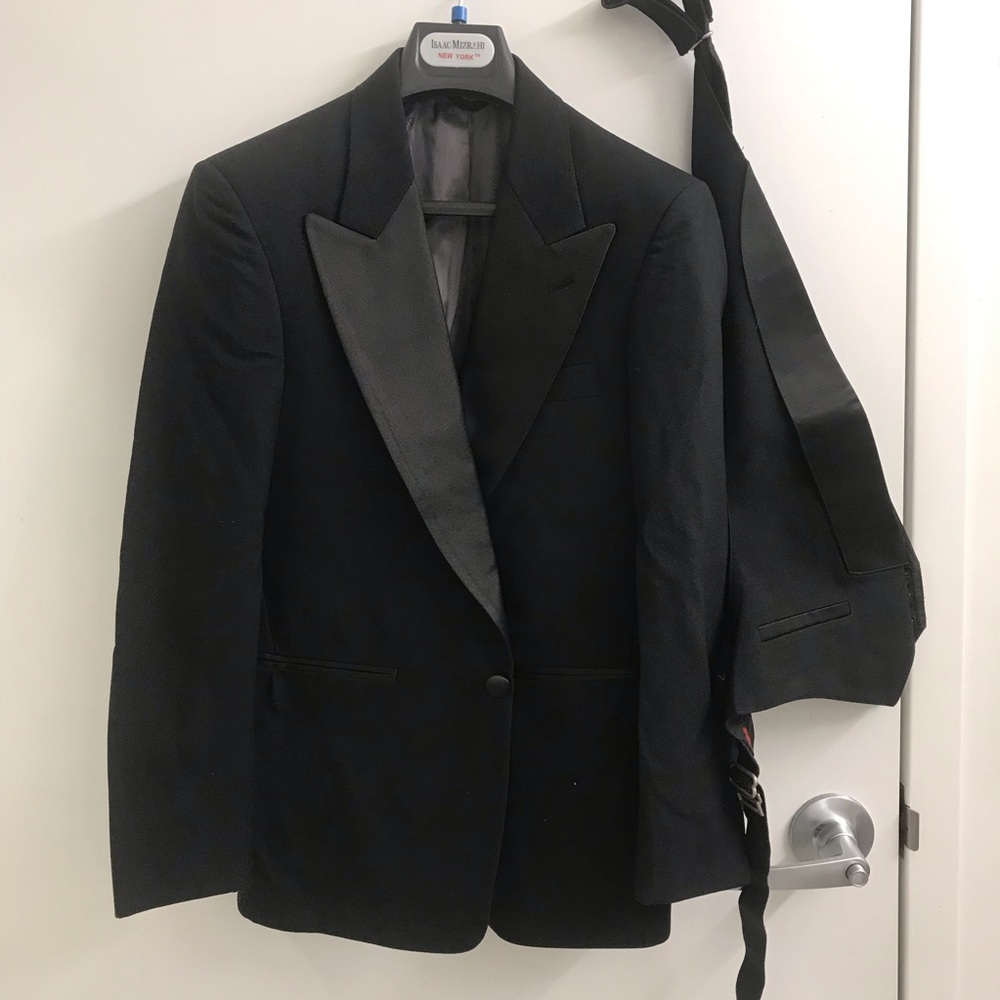 Christian Dior Boys Tuxedo Dinner Jacket Vest Set